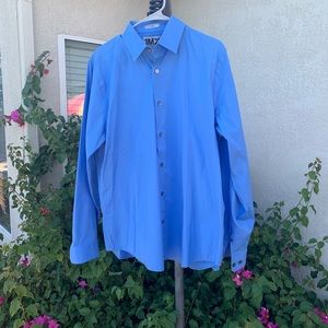 MENS EXPRESS 1MX FITTED LARGE LONG SLEEVE SHIRT